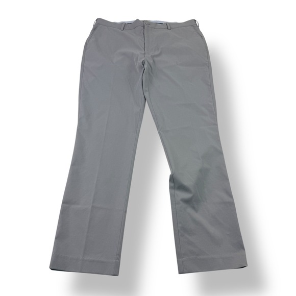 Peter Millar EB66 Classic Fit Mens Golf Pants Size 36x30 Gray 2-Way Stretch